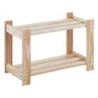 Estante Multiuso Em Madeira 62 Cm Com 2 Prateleiras Modulare