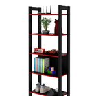 Estante Multiuso Gamer Livreiro Office 5 Prateleiras Preto/ve