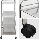 Estante Multiuso Inox C/ 4 Elementos E Rodinhas Guimmis.casa