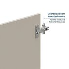 Estante Multiuso Livreiro 3 Módulos 10 Portas 2 Kit Prateleir