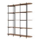 Estante Multiuso Livreiro Orgânica Industrial Enya 195,8cmx18