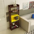 Estante Multiuso Madeira Maciça Bella Suze Amarelo Estrada E