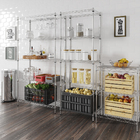 Estante Multiuso Metal Cromada 180x90x35cm Spaceo