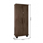 Estante Multiuso México Noce - Rv Móveis