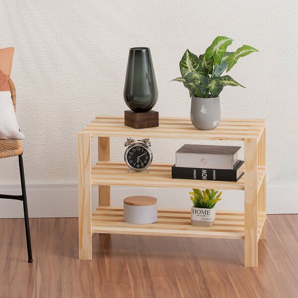 Estante Multiuso Natural & Colors 3 Prateleiras Extended Único