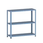 Estante Multiuso Para 3 Prateleiras 92cm Aço Azul Dali
