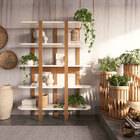 Estante Multiuso Para Sala De Estar 5 Prateleiras Ancona 175x