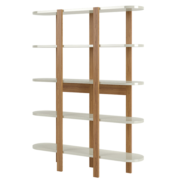 Estante Multiuso Para Sala De Estar 5 Prateleiras Ancona 175x