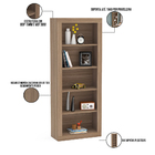 Estante Multiuso Para Sala Escritório E Home Office Isis 04 P