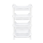 Estante Multiuso Plástico Branco 70,5x39,5x30cm Nitronplast