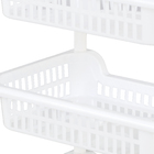 Estante Multiuso Plástico Branco 70,5x39,5x30cm Nitronplast