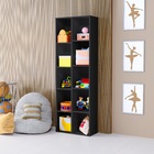 Estante Multiuso Preto Ely Com 2 Opções De Uso 100% Mdf