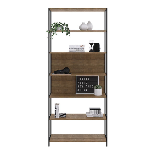 Estante Multiuso Steel Quadra Com 07 Prateleiras Estilo Indus