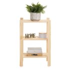 Estante Multiuso Torre Natural & Colors 3 Prateleiras Along Ú