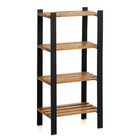 Estante Multiuso Torre Natural & Colors 4 Prateleiras Along M