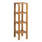 Estante Multiuso Torre Natural & Colors 4 Prateleiras Mel