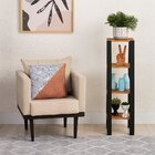 Estante Multiuso Torre Natural & Colors 4 Prateleiras Mel / P