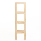 Estante Multiuso Torre Natural & Colors 4 Prateleiras Natural