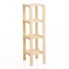 Estante Multiuso Torre Natural & Colors 4 Prateleiras Único
