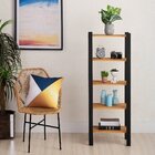 Estante Multiuso Torre Natural & Colors 5 Prateleiras Along M