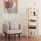 Estante Multiuso Torre Natural & Colors 5 Prateleiras Along Ú