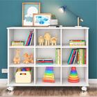 Estante Nicho Com Rodízios Kansas Branco