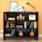 Estante Nicho Com Rodízios Kansas Preto