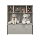 Estante Nicho Organizador De Brinquedos Infantil Em Mdf Planc