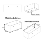 Estante Nicho Organizador De Brinquedos Infantil Em Mdf Planc
