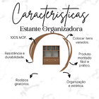 Estante Nicho Organizador De Brinquedos Infantil Em Mdf Planc