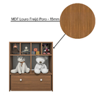 Estante Nicho Organizador De Brinquedos Infantil Em Mdf Planc