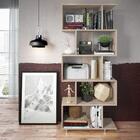 Estante Nicho Prateleira Livros Sala Escritório Platina