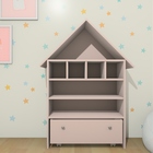 Estante Nina Casinha Organizadora Infantil Boneca C/ Nichos E