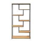 Estante Nino Marrom E Preta 180 Cm