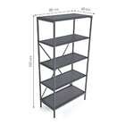 Estante Niterói Cimento Queimado