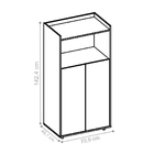 Estante Office Com Prateleira Veneza