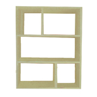 Estante Organizador De Parede  Para Escritório Mdf - Natural