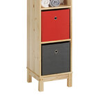 Estante Organizador Madeira 4 Prateleiras Nichos - Natural