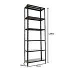 Estante Organizador Multiuso Closet 6 Prateleiras Cabideiro A