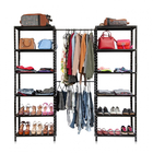 Estante Organizador Multiuso Closet 6 Prateleiras Cabideiro A