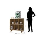 Estante Organizador Retrô 6 Nichos Lisboa Rv Móveis Cinamomo/