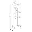 Estante Organizadora 60cm Com 2 Portas Multimóveis Cr25215
