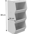 Estante Organizadora De Brinquedos Nicho Zian 100% Mdf