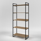 Estante Organizadora Estilo Industrial Premium De Aço Preto C