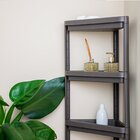 Estante Organizadora Geo Canto 4 Prateleiras Cinza Mushroom