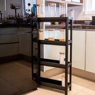 Estante Organizadora Geo Linear 4 Prateleiras Preto