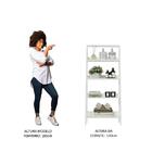 Estante Organizadora Multiuso Para Banheiro Com 4 Prateleiras