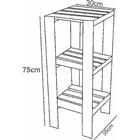 Estante Organizadora Para Vários Ambientes Com 03 Prateleiras