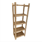 Estante Organizadora Treliça 5 Prateleiras Madeira Pinus Marr