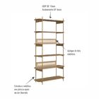 Estante Oslo Cor Hanover Base Aço Dourado